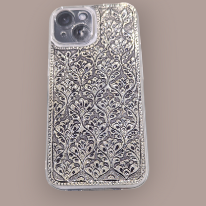 I Phone 15 Silver Back Cover