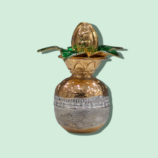 Silver Enamel Kalasam