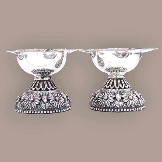 92.5 Silver Antique 5 star Diya