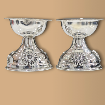 92.5 Silver Antique 1 Star Diya