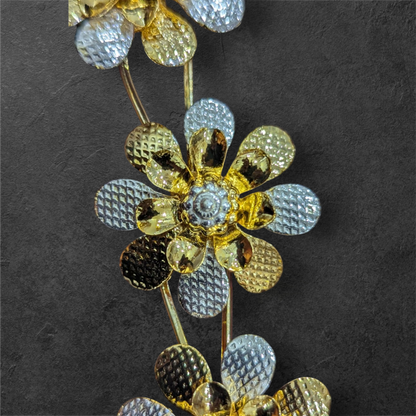 Silver FLOWER MALA