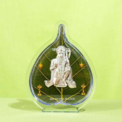 Silver Coated Hanuman  Frame (No 2) Leaf