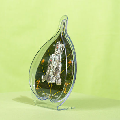 Silver Coated Hanuman  Frame (No 2) Leaf